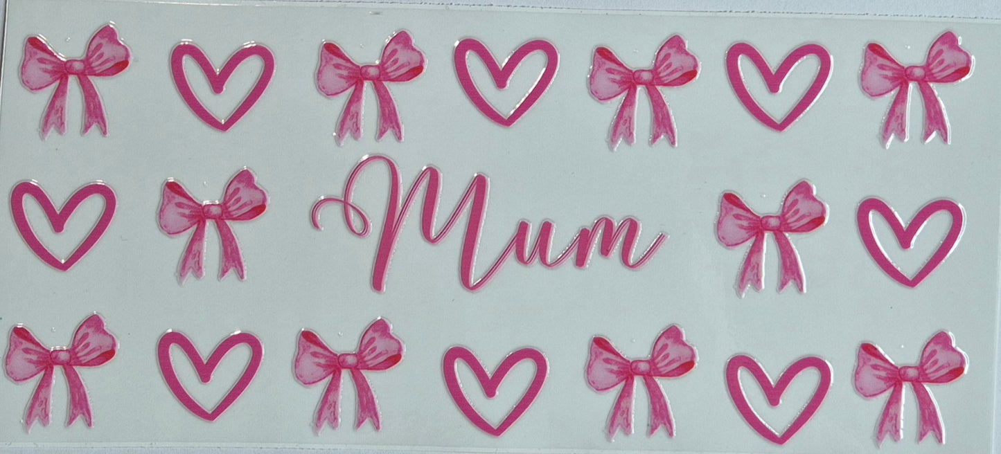 Mum Pink Bows