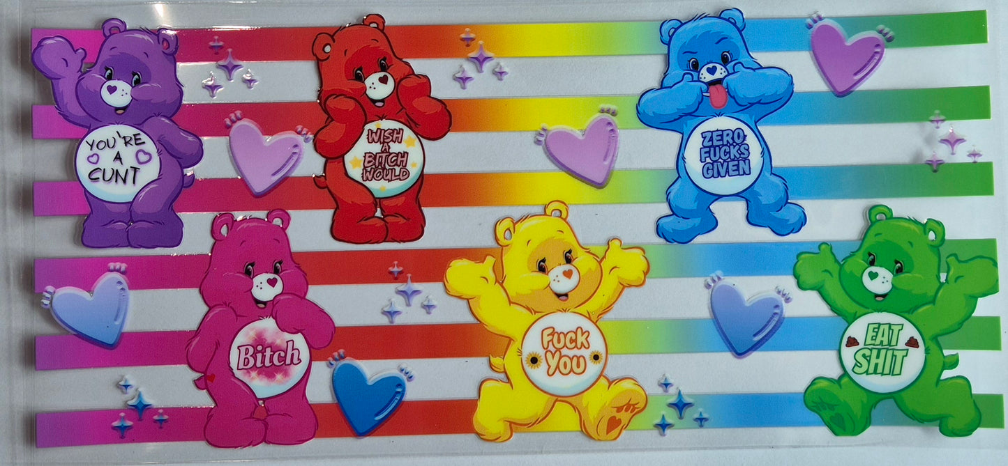 Swear Bears Colourful Stripes