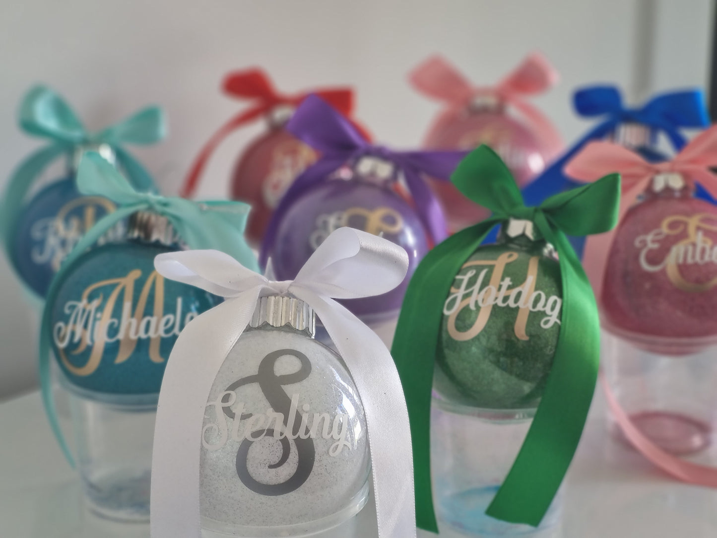 Glitter Baubles
