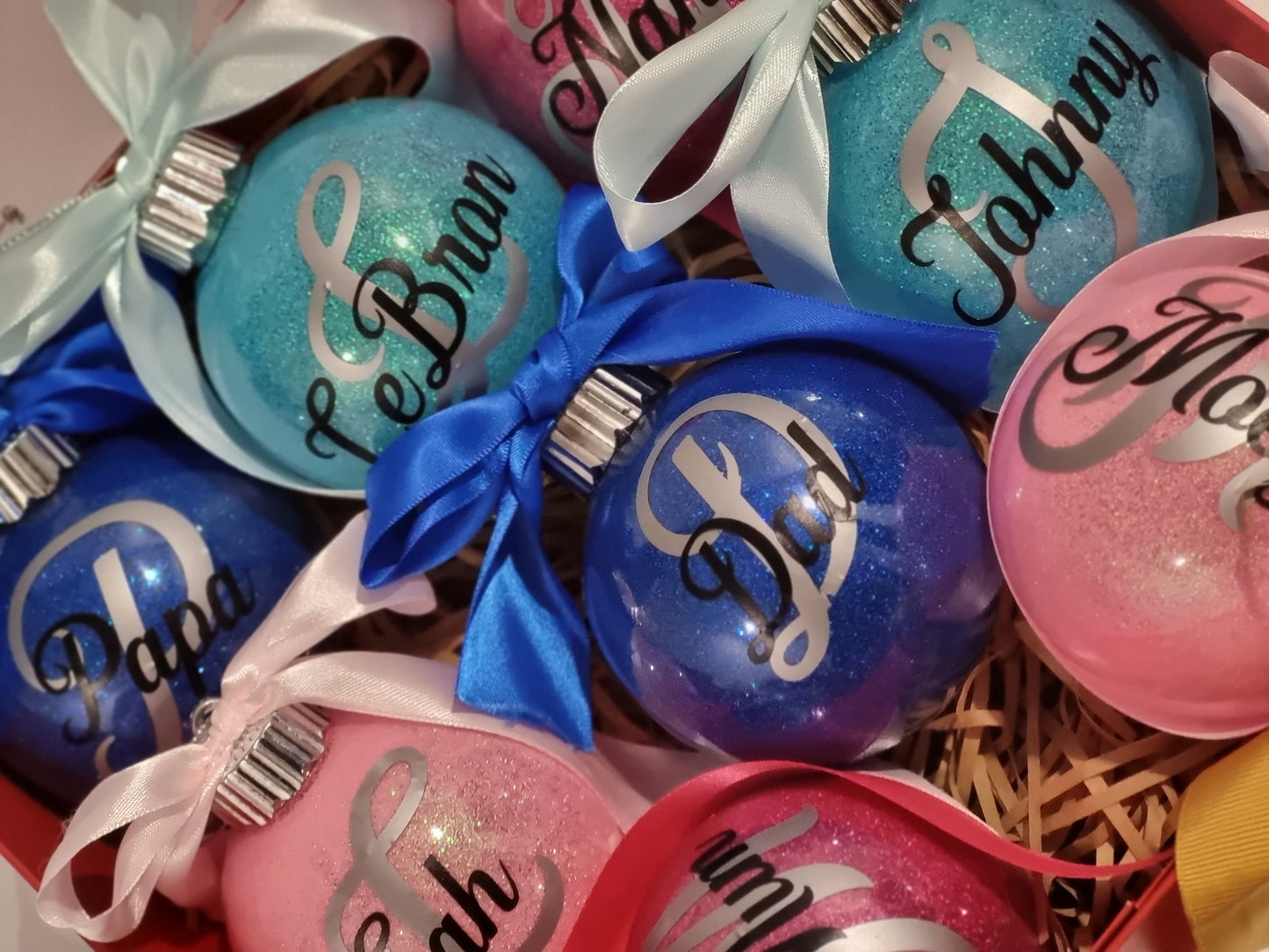 Glitter Baubles