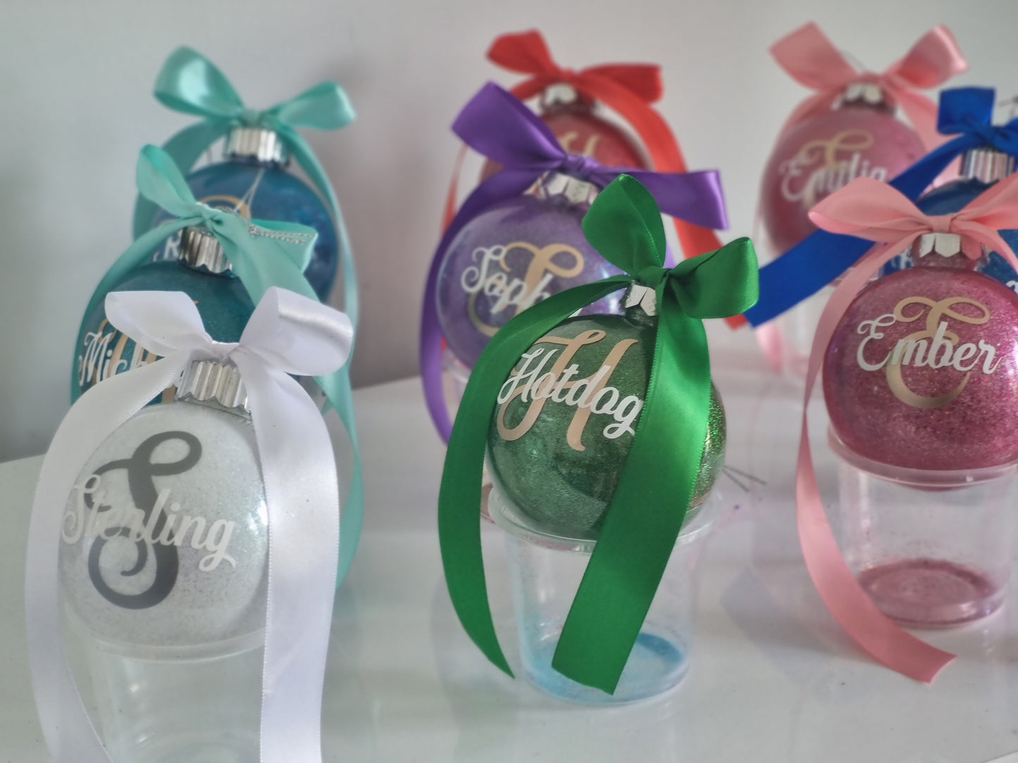 Glitter Baubles