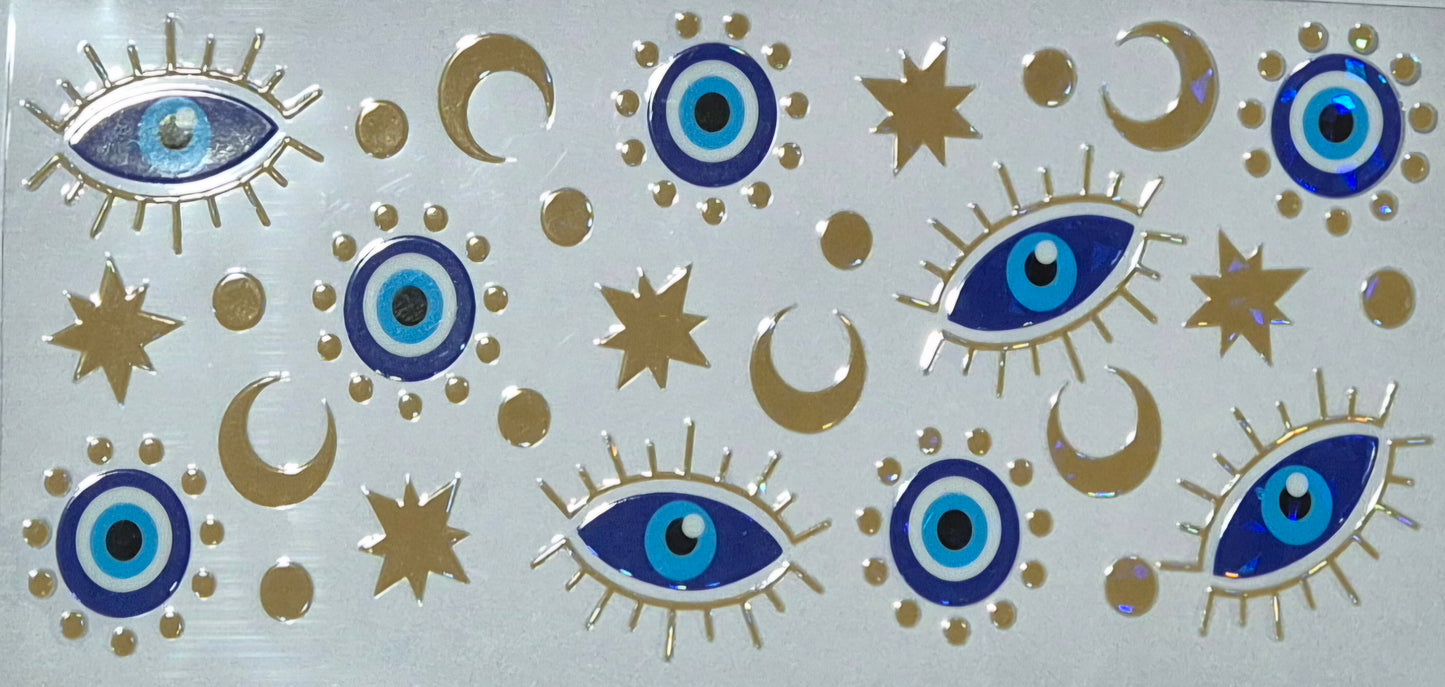 Holographic Evil Eye Blue Eyes