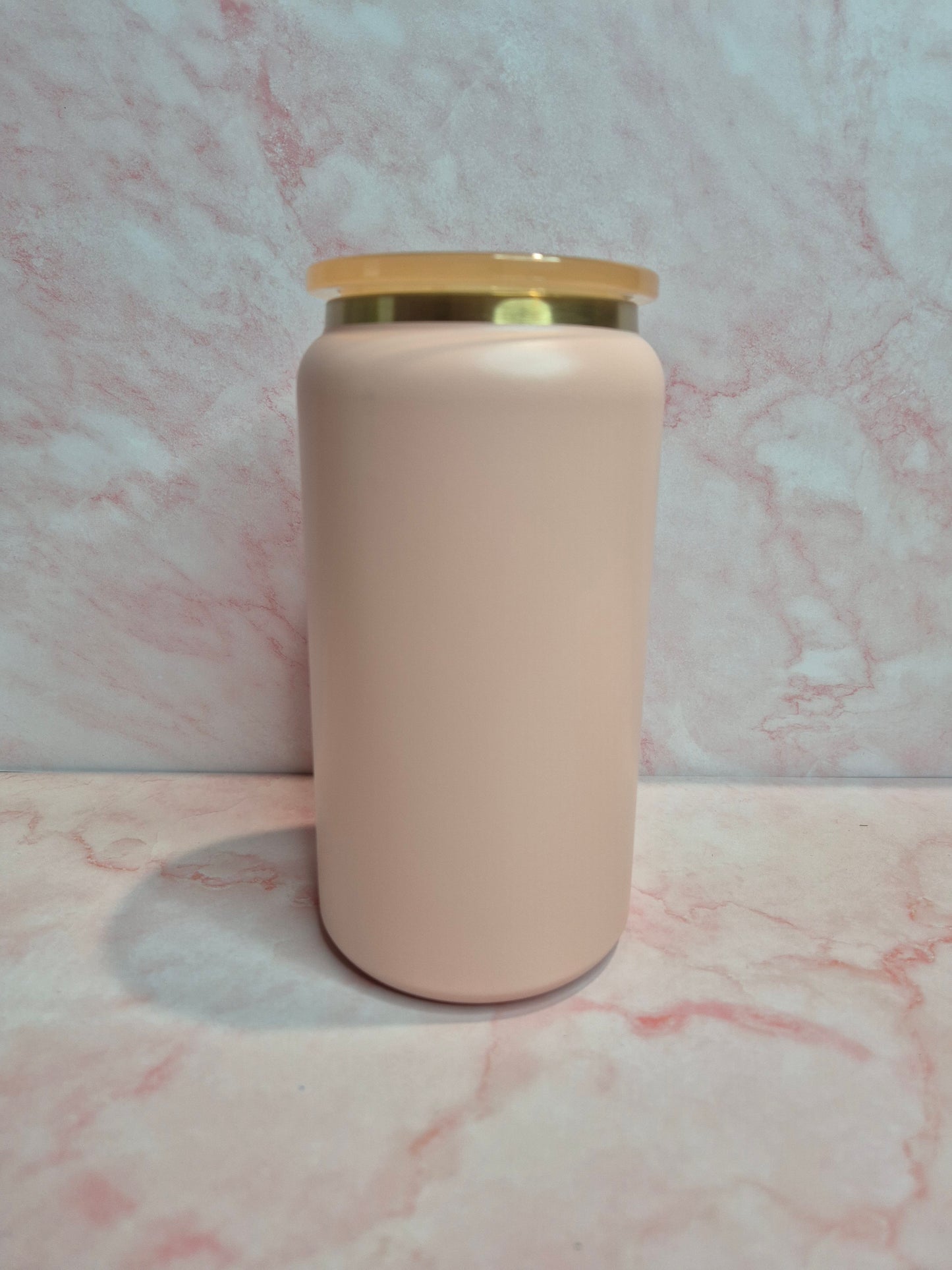 16oz Peach Stainless Steel
