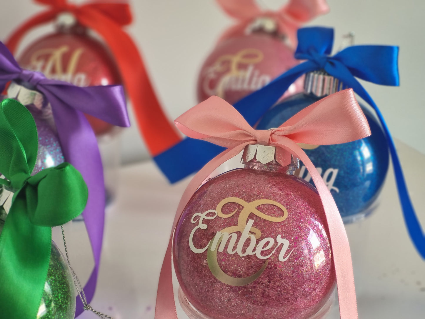 Glitter Baubles