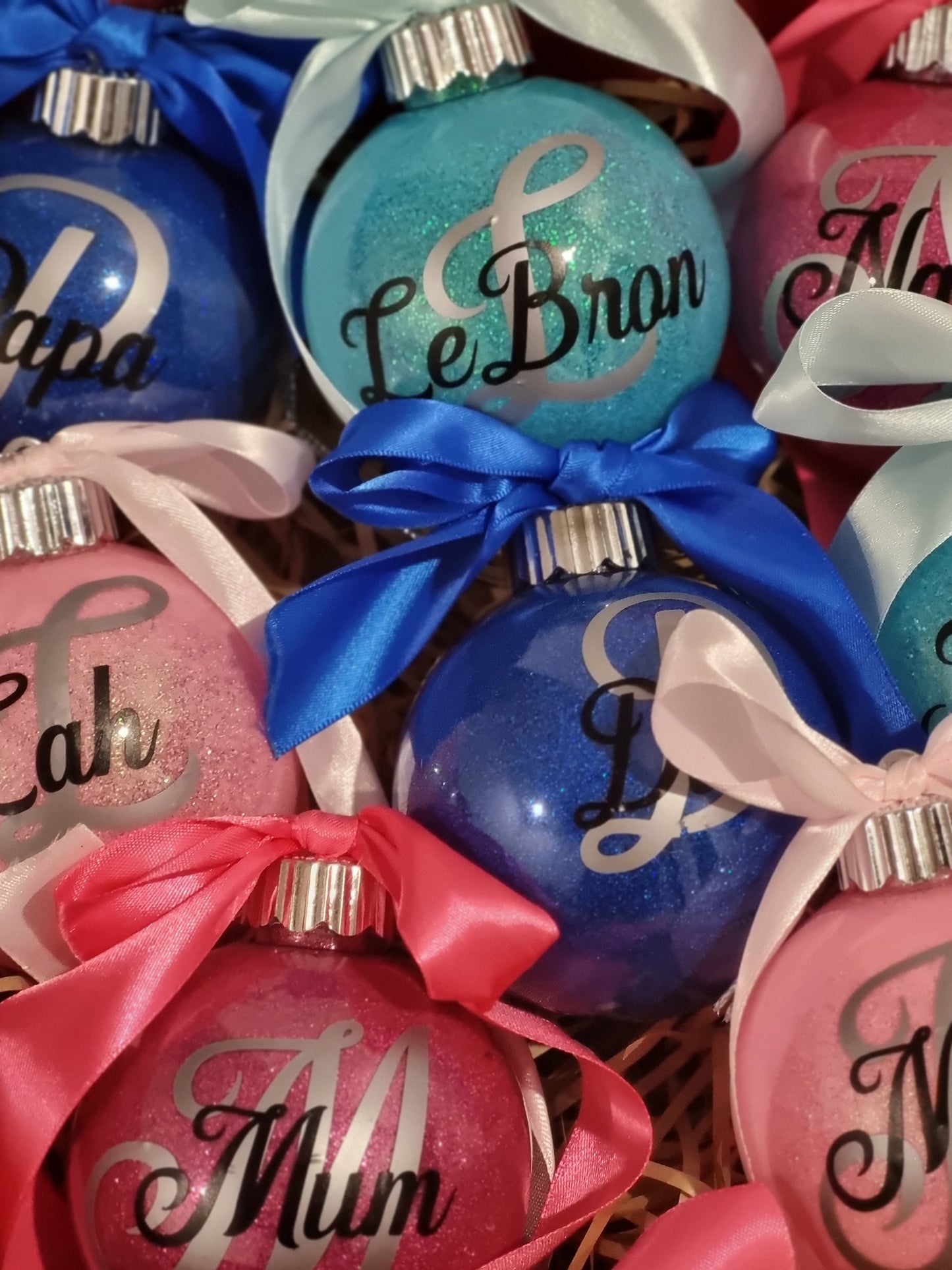 Glitter Baubles