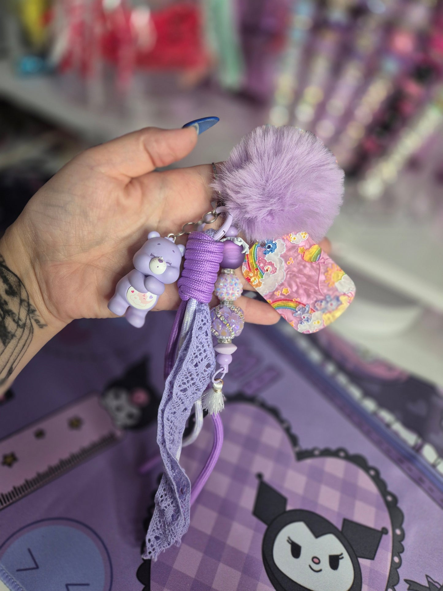 Sweet dreams bear keyring