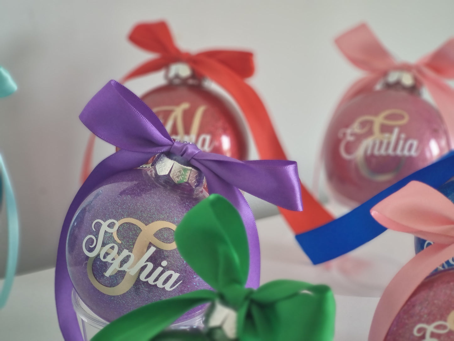 Glitter Baubles