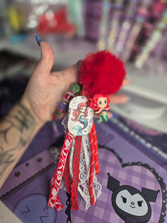 Ariel Red Keyring