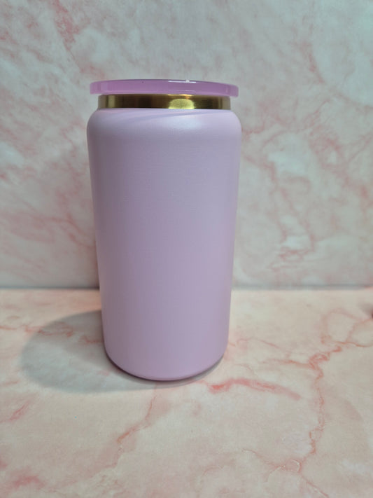 16oz Pink Stainless Steel