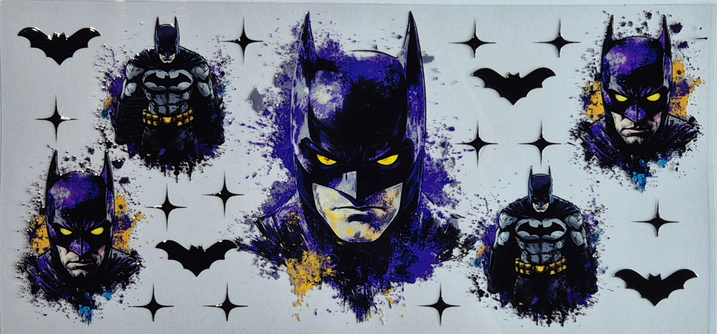 Batman Purple With Bats Superhero Marvel Avengers