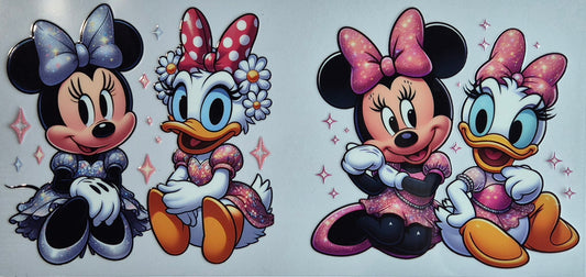 Minnie Mouse and Daisy Duck
