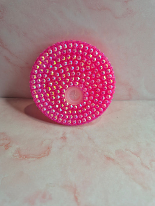 Hot Pink Bling Lid ✨️