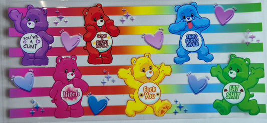 Swear Bears Colourful Stripes
