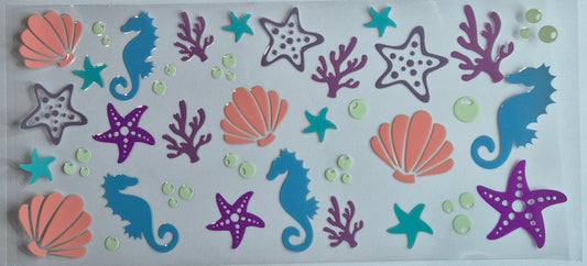 Seahorse Seashell Starfish Sea Kids
