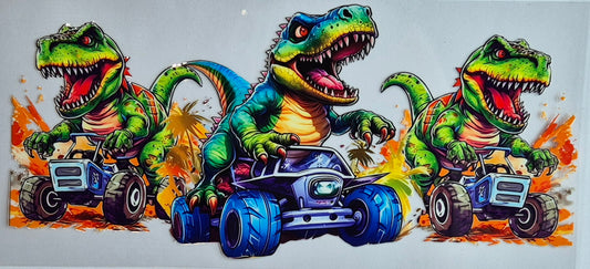 Dinosaurs On Cars