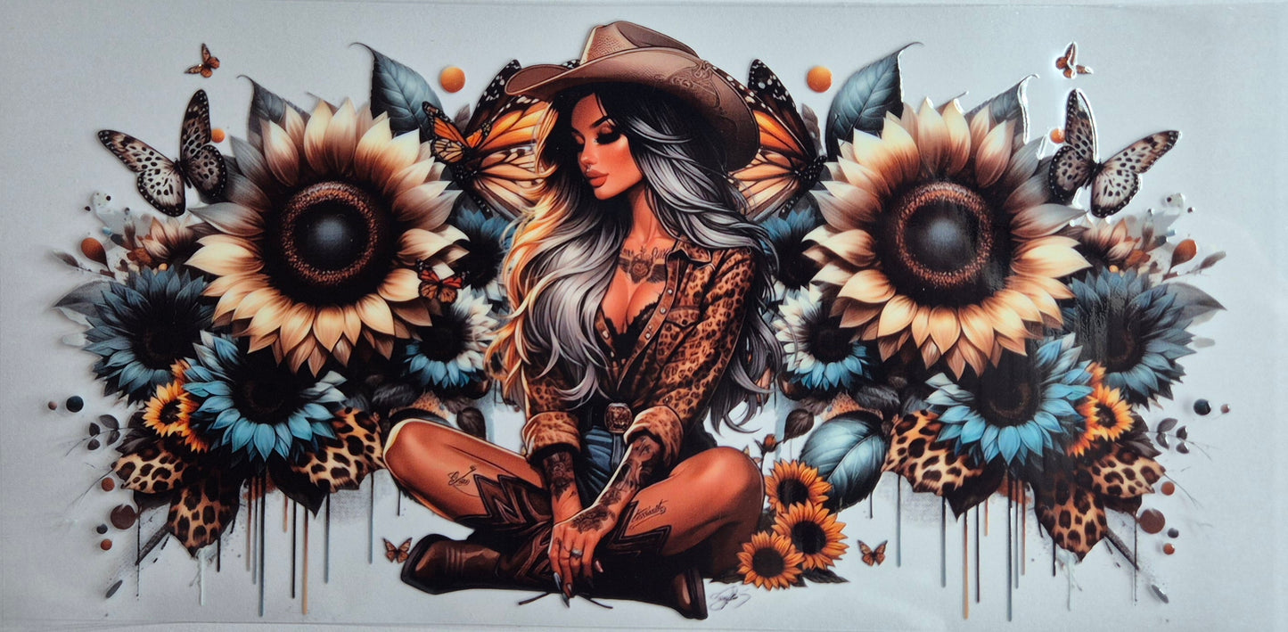 Cowgirl 1 Tattoo Girl Country