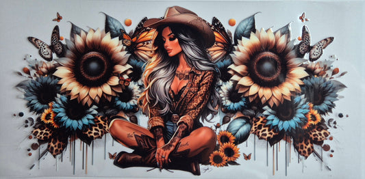 Cowgirl 1 Tattoo Girl Country