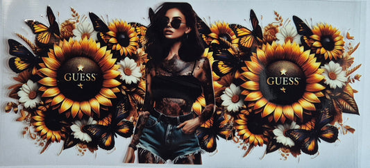 Designer Guess Tattoo Girl