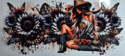 Cowgirl 5 Tattoo Girl Country