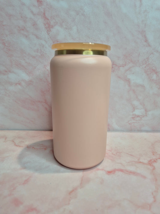 16oz Peach Stainless Steel