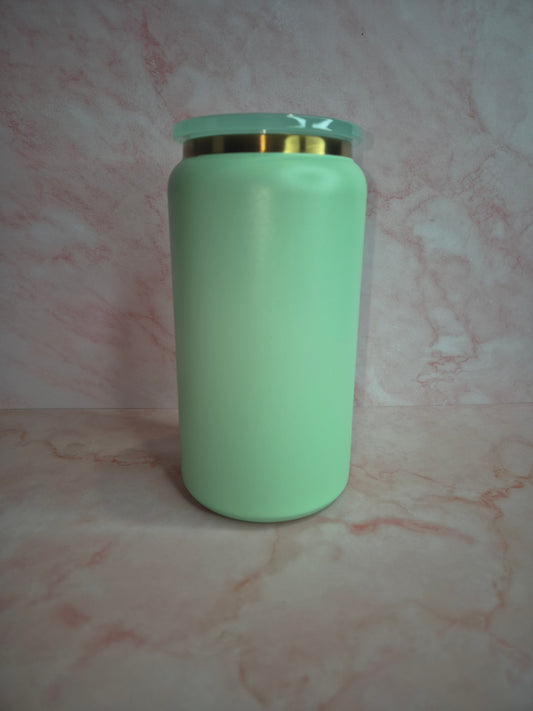 16oz Light Green/Mint Stainless Steel
