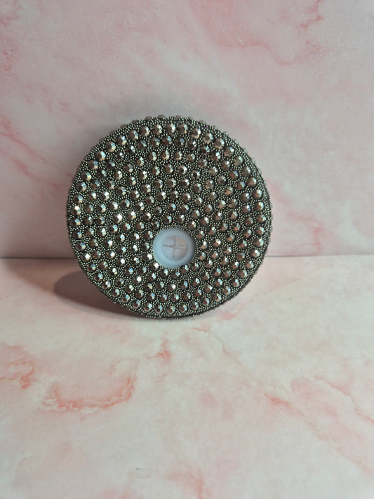 Black/Grey Bling Lid ✨️