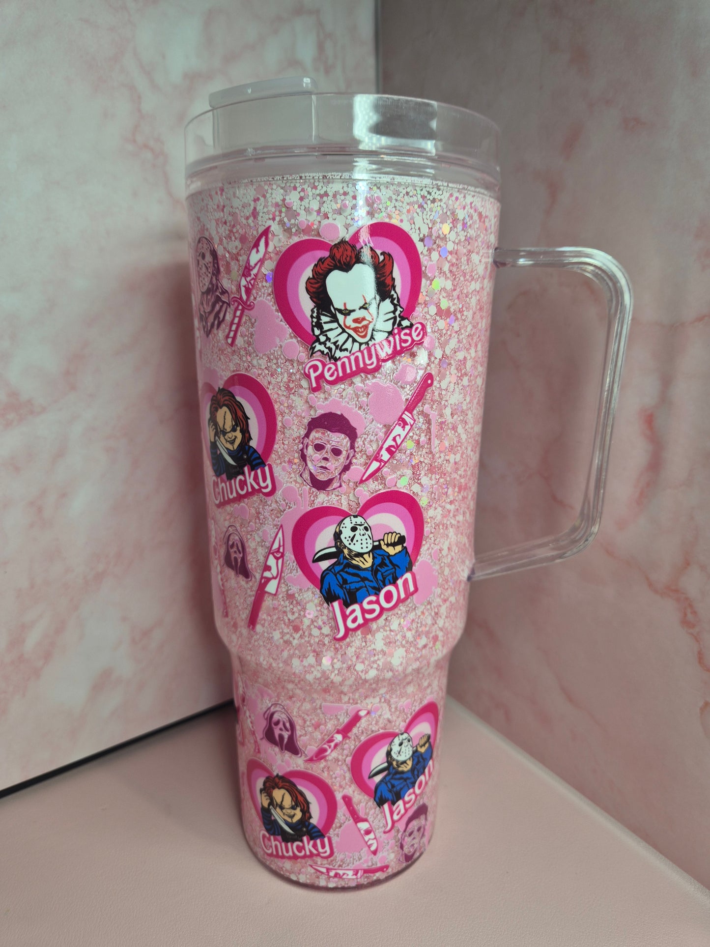 Premade 40oz Acrylic Horror ✨️