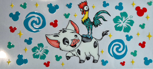 Moana Pua and Heihei