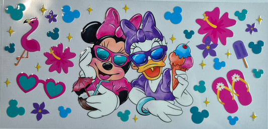 Minnie and Daisy Coconut Icecream