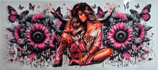 Cowgirl 6 Tattoo Girl Country