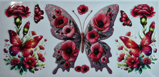 Butterflies Red