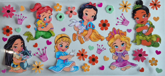 Disney Princess Babies Flowers