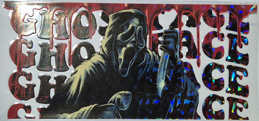 Holographic Ghost Face Horror