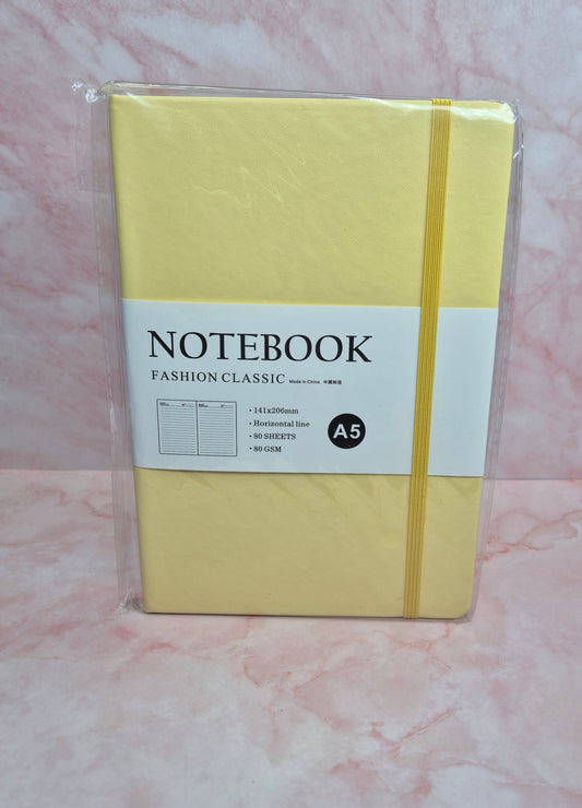 Yellow A5 Notebook