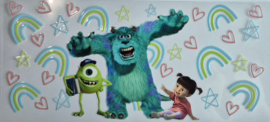 Monsters Inc Sully Mike Boo