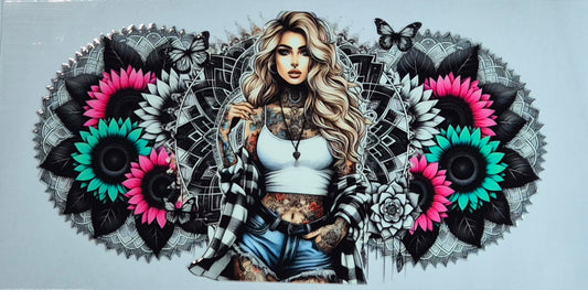 Tattoo Girl Mandala
