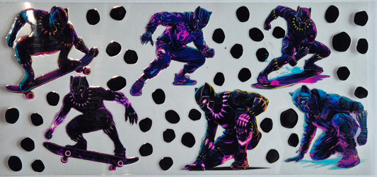 Black Panther Dots Superhero Marvel Avengers
