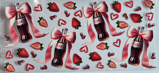 Diet Coke and Strawberries Drinks
