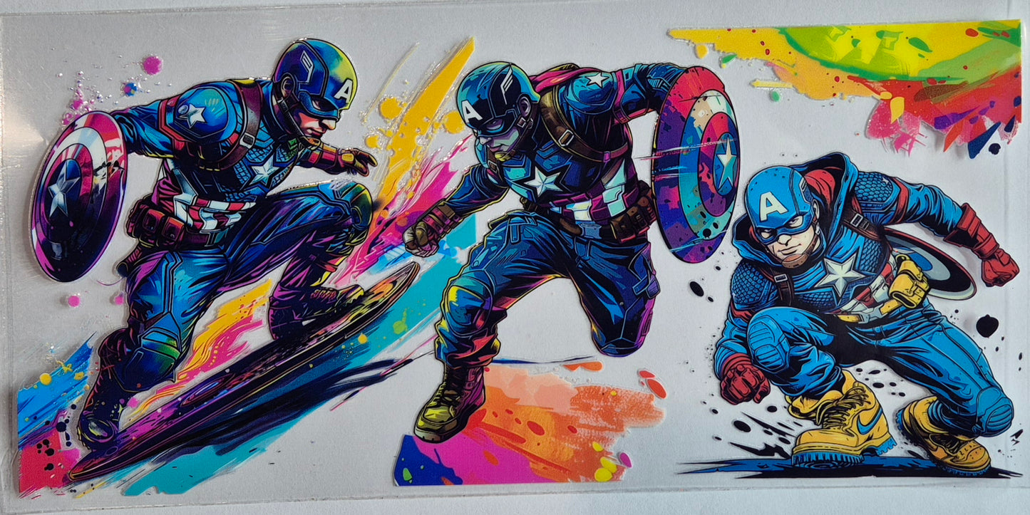 Captain America Colours Superhero Marvel Avengers