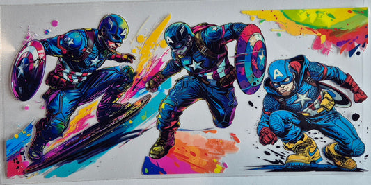 Captain America Colours Superhero Marvel Avengers