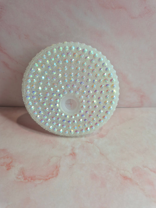 White Bling Lid ✨️