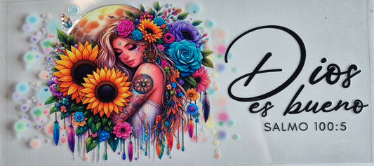 Dios Es Bueno Tattoo Girl